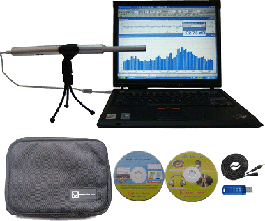 VT RTA-168, a PC based USB Real Time Anayzer, Sound Level Meter, Distortion Analyzer