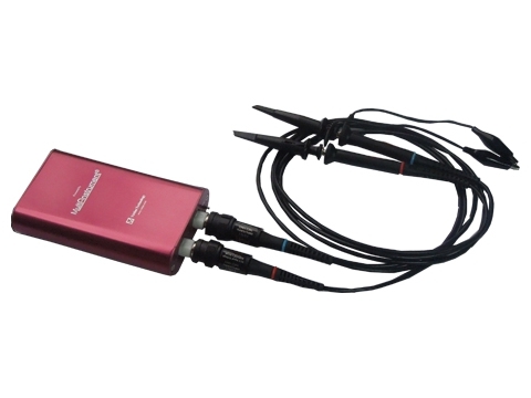 配两个100MHz标准示波器探头、一条信号发生器测试线和1.5米的USB线