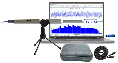 VT RTA-168, a PC based USB Real Time Anayzer, Sound Level Meter, Distortion Analyzer